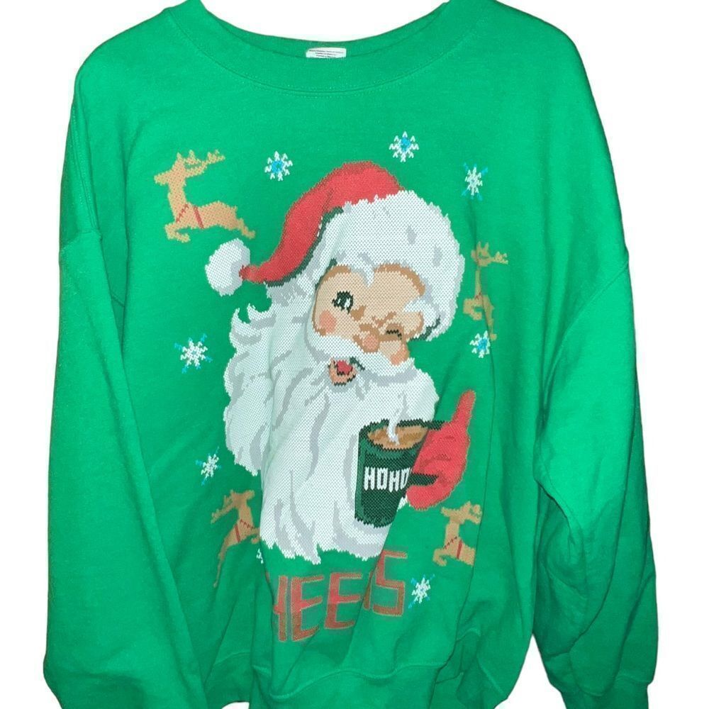 Gildan Heavy Blend Christmas Crewneck Sweatshirt Size Xl